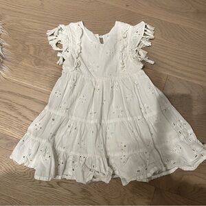 Mer St Barth white eyelet dress size 2